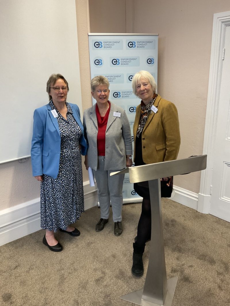 Catherine Brown, Jane Hutt and Jenny Rathbone at ECB launch
